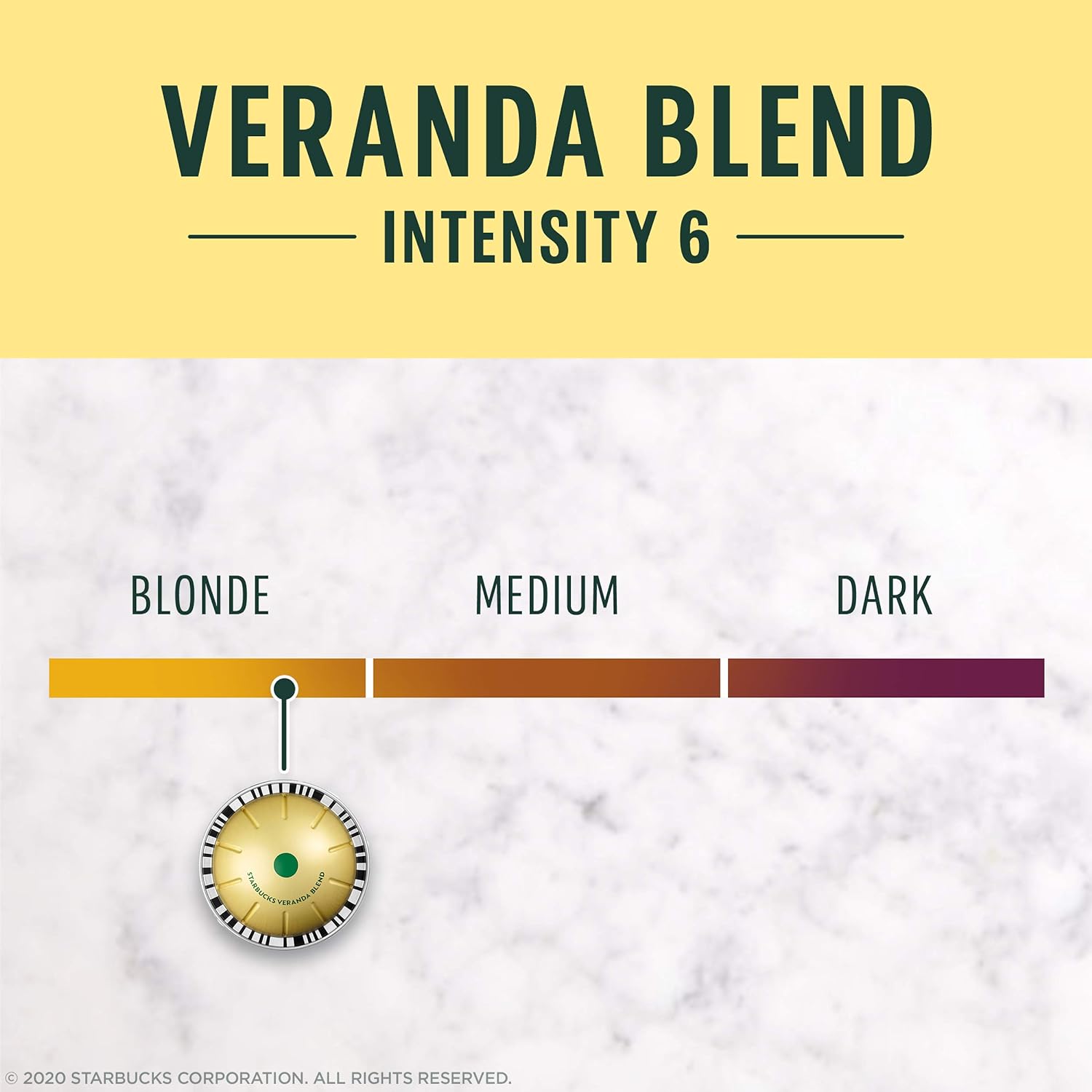 Starbucks by Nespresso Blonde Roast Veranda Blend Coffee (32-count single serve capsules, compatible with Nespresso Vertuo Line System) - Image 2
